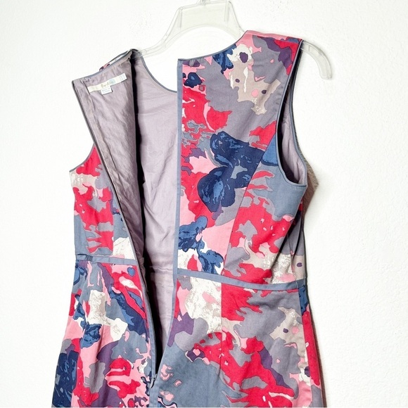 Boden Watercolor Abstract Shift Fitted Sleeveless Dress WH483 - Picture 8 of 12